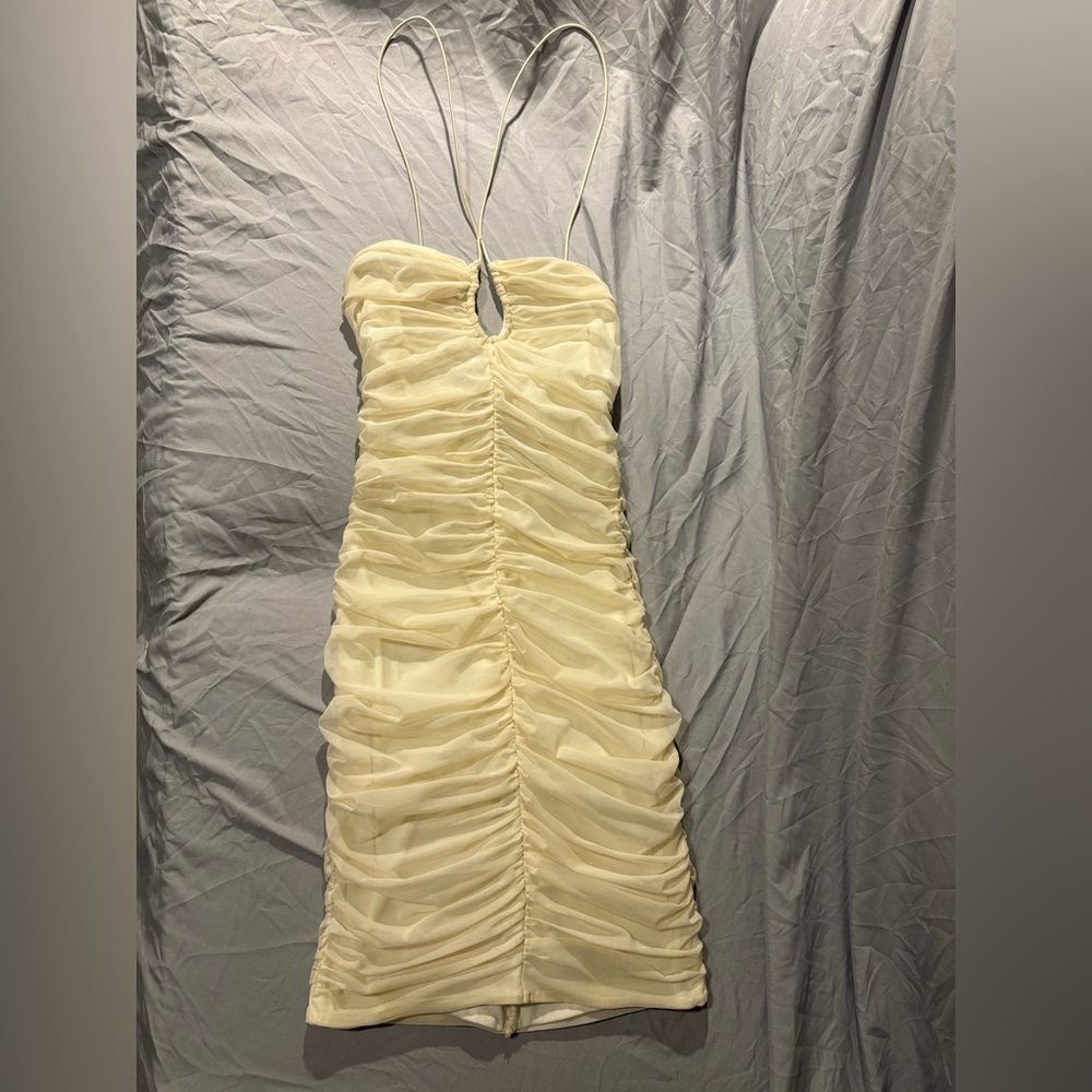 Oh Polly mini dress in cream